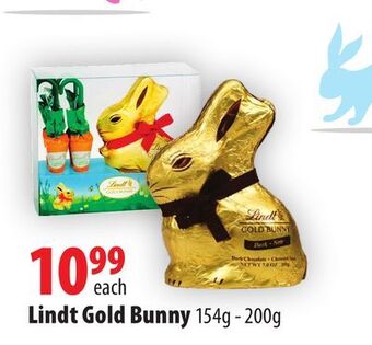 London Drugs Lindt gold bunny offer