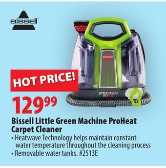 London Drugs Bissell little green machine proheat carpet cleaner offer
