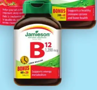 London Drugs Jamieson vitamin b12 or 100% complete multi offer