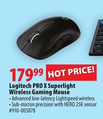 Logitech pro x superlight wireless gaming mouse