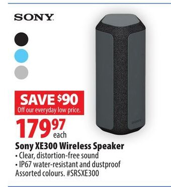 London Drugs Sony xe300 wireless speaker offer
