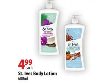 St. ives body lotion
