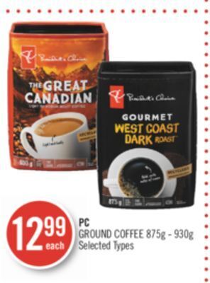 Shoppers Drug Mart Pc ground coffee offer