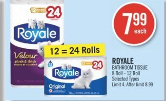 Shoppers Drug Mart Royale bathroom tissue offer