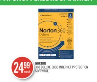 Shoppers Drug Mart Norton 360 deluxe 50gb internet protection software offer