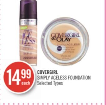 Shoppers Drug Mart Covergirl simply ageless foundation offer