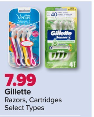 PharmaChoice Gillette razors, cartridges offer