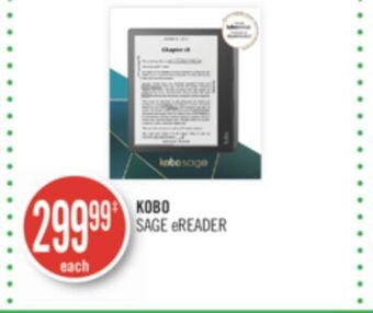 Shoppers Drug Mart Kobo sage ereader offer