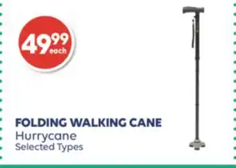 Shoppers Drug Mart Folding walking cane hurrycane offer