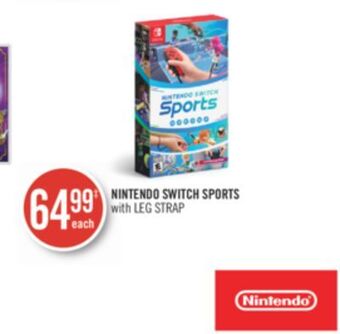 Shoppers Drug Mart Nintendo switch sports with leg strap offer