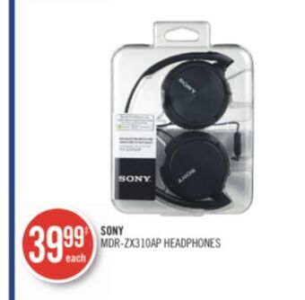 Shoppers Drug Mart Sony mdr-zx310ap headphones offer