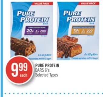 Shoppers Drug Mart Pure protein bars offer