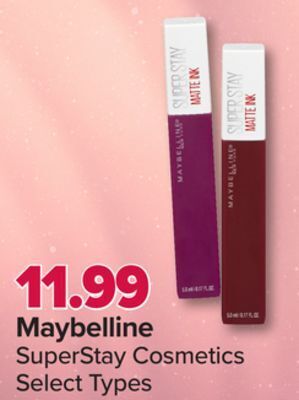 PharmaChoice Maybelline superstay cosmetics offer