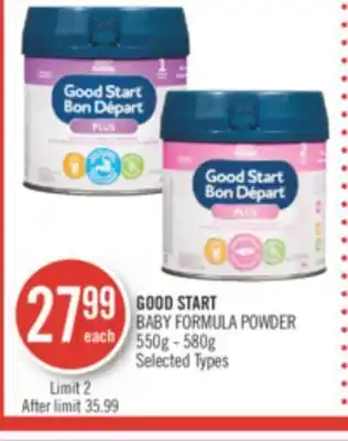 Shoppers Drug Mart Good start baby formula powder offer