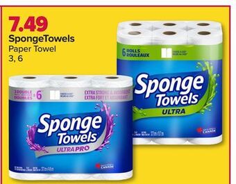 PharmaChoice Spongetowels paper towel offer