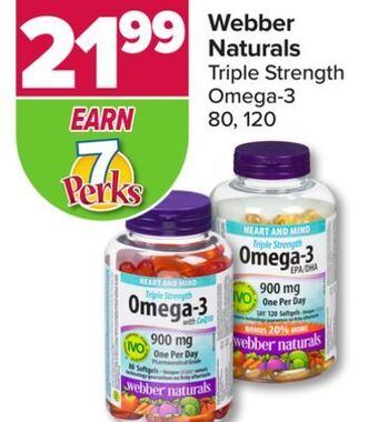 PharmaChoice Webber naturals triple strength omega-3 offer