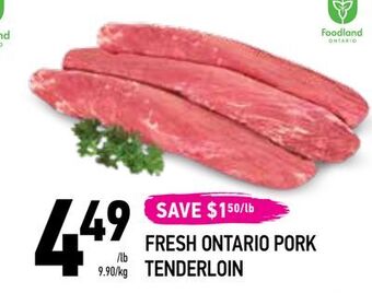 Coppa's Fresh Market Fresh ontario pork tenderloin offer