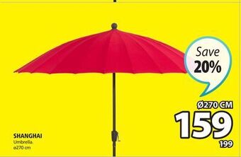 JYSK Shanghai umbrella offer