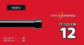 JYSK Helmi curtain rod offer