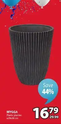 JYSK Mygga plastic planter offer