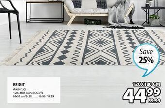 JYSK Brigit area rug offer