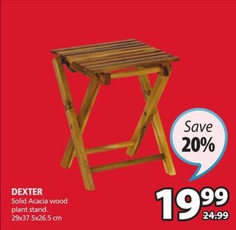 JYSK Dexter solid acacia wood plant stand offer