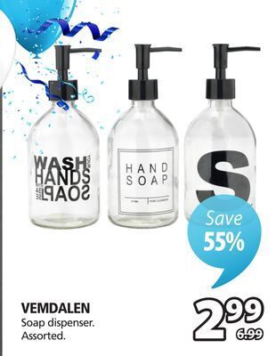 JYSK Vemdalen soap dispenser offer