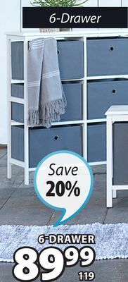 JYSK Odby 6-drawer offer