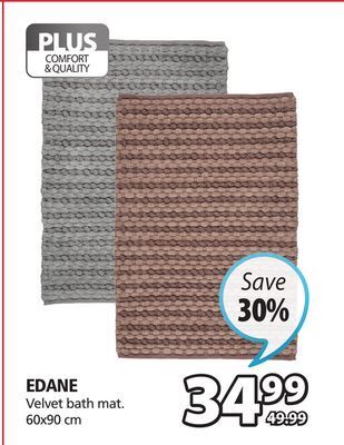 JYSK Edane velvet bath mat offer