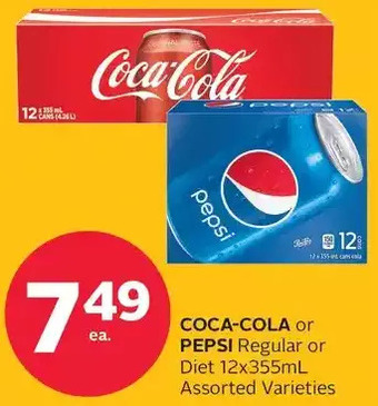 Rexall Coca-cola or pepsi offer