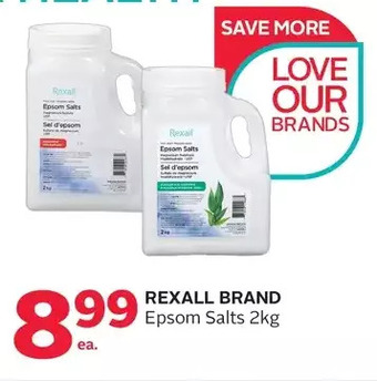 Rexall Rexall brand epsom salts offer