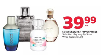Rexall Designer fragrances offer