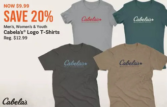 Cabela's Cabela's logo t-shirts offer