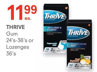 Remedy's RX Thrive gum or lozenges offer