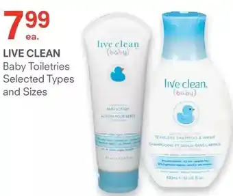Guardian Pharmacy Live clean baby toiletries offer