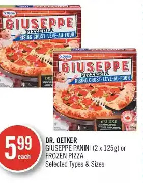 Shoppers Drug Mart Dr. oetker giuseppe panini or frozen pizza offer