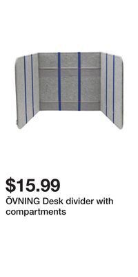IKEA Övning desk divider with compartments offer