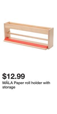IKEA Måla paper roll holder with storage offer