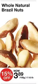 Bulk Barn Whole natural brazil nuts offer