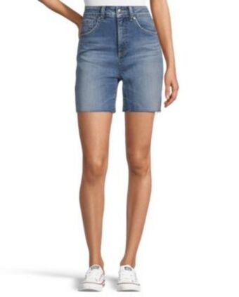 Mark's Women's curvy fit high rise shorts offer
