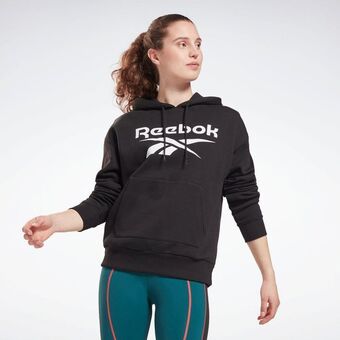 Reebok identity logo fleece hoodie