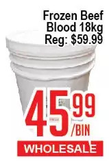 Skyland Foodmart Frozen beef blood offer