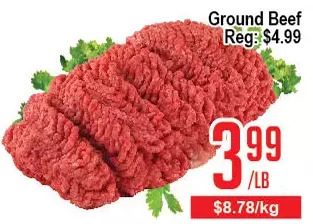 Skyland Foodmart Ground beef offer
