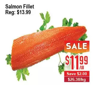 Skyland Foodmart Salmon fillet offer