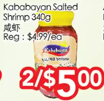 Superking Supermarket Kababayan salted shrimp offer
