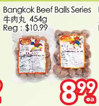 Superking Supermarket Bangkok beef balls series offer