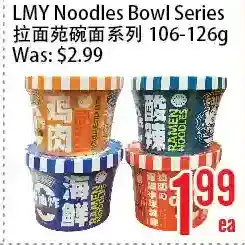 Bestco Food Mart Lmy noodles bowl series offer