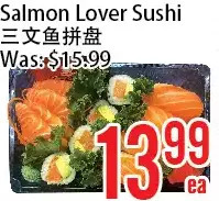 Bestco Food Mart Salmon lover sushi offer