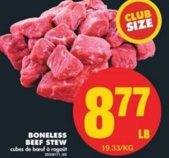 No Frills Boneless Beef Stew offer