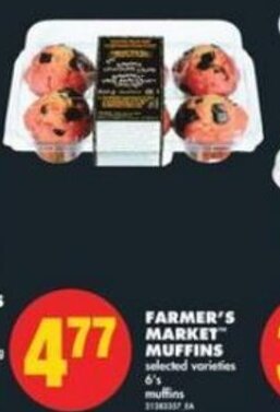 No Frills Farmer's Market Muffins 6's offer